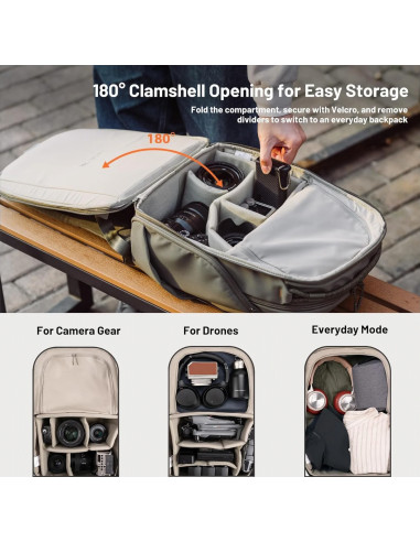 Onego Lite Backpack matte black 22lt