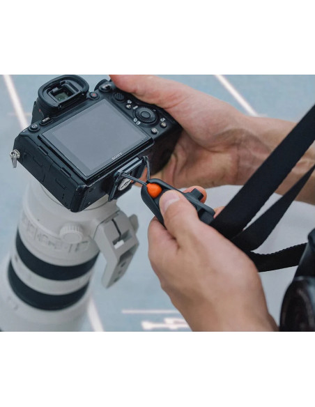 Strap Pro Midnight Black Camera - Shoulder strap with quick-scroll system