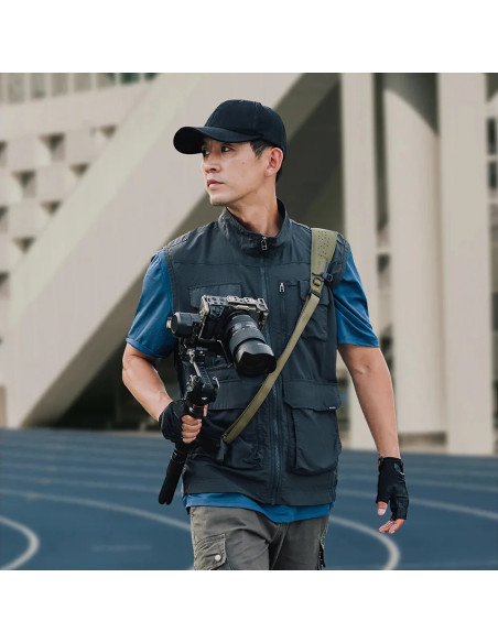 Strap Pro Midnight Black Camera - Shoulder strap with quick-scroll system