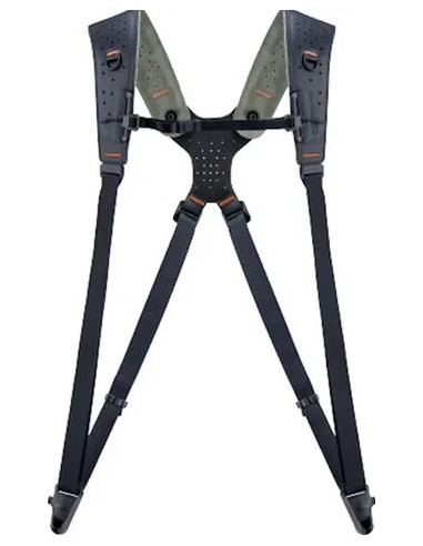 Strap Master Midnight Black Room - Double shoulder strap with quick-scroll system