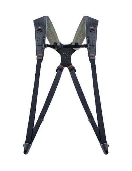 Strap Master Midnight Black Room - Double shoulder strap with quick-scroll system