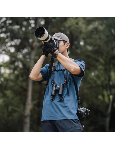 Strap Master Wilderness Green Room - Double shoulder strap with quick-scroll system