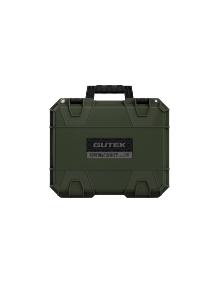 Tortoise T-230 Rigid suitcase with sponge and wheels - Olive green