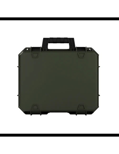 Tortoise T-230 Rigid suitcase with sponge and wheels - Olive green