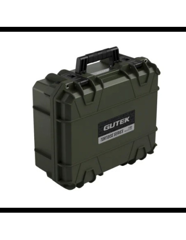 Tortoise T-230 Rigid suitcase with sponge and wheels - Olive green