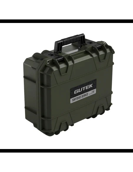 Tortoise T-230 Rigid suitcase with sponge and wheels - Olive green