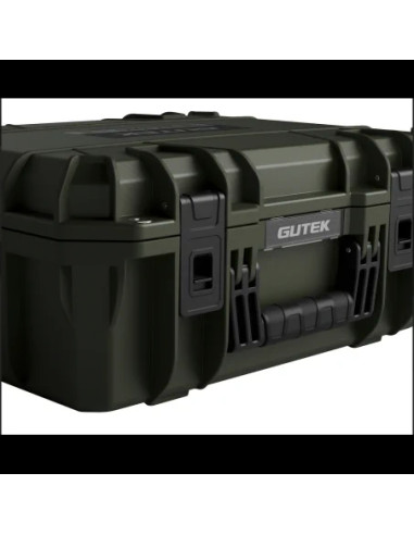 Tortoise T-230 Rigid suitcase with sponge and wheels - Olive green