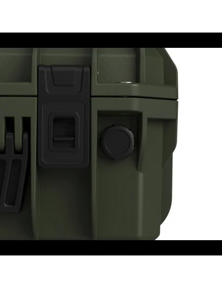 Tortoise T-230 Rigid suitcase with sponge and wheels - Olive green
