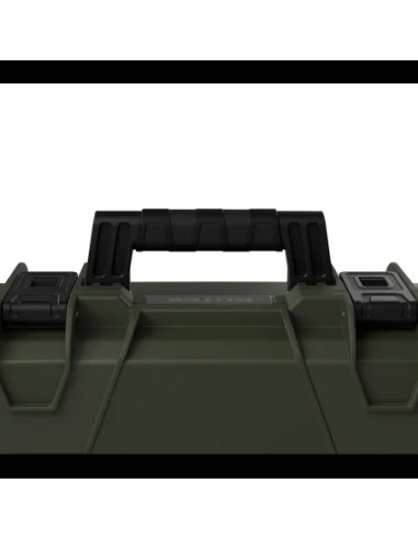Tortoise T-230 Rigid suitcase with sponge and wheels - Olive green