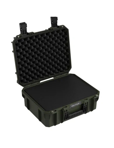 Tortoise T-230 Rigid suitcase with sponge and wheels - Olive green