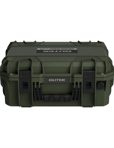 Tortoise T-230 Rigid suitcase with sponge and wheels - Olive green
