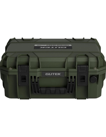 Tortoise T-230 Rigid suitcase with sponge and wheels - Olive green