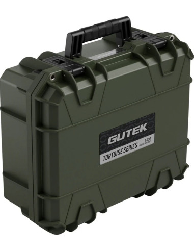 Tortoise T-230 Rigid suitcase with sponge and wheels - Olive green
