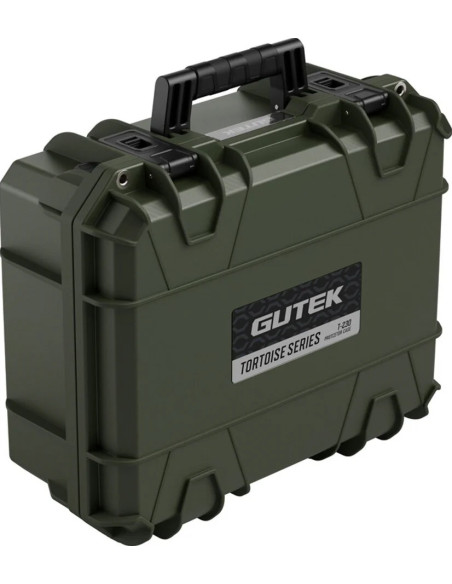 Tortoise T-230 Rigid suitcase with sponge and wheels - Olive green