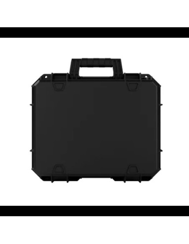 Tortoise T-230 Rigid suitcase with sponge and wheel compartment - black
