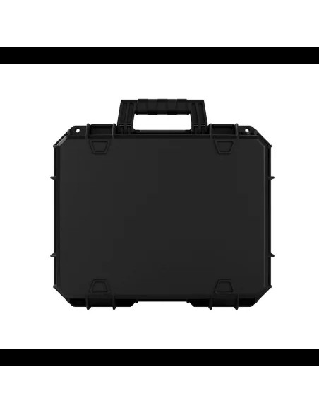 Tortoise T-230 Rigid suitcase with sponge and wheel compartment - black