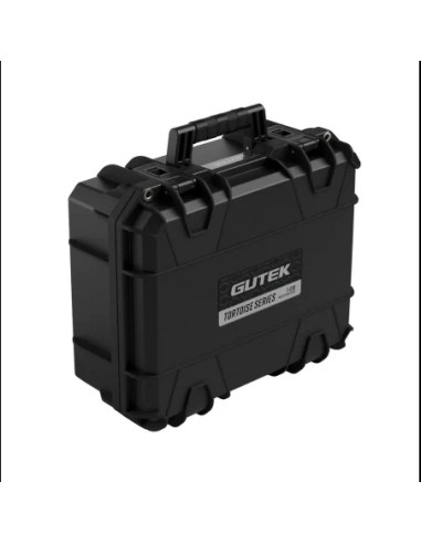 Tortoise T-230 Rigid suitcase with sponge and wheel compartment - black