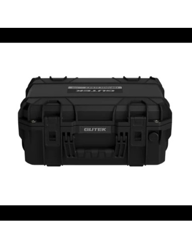 Tortoise T-230 Rigid suitcase with sponge and wheel compartment - black