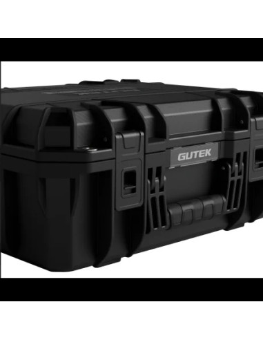 Tortoise T-230 Rigid suitcase with sponge and wheel compartment - black