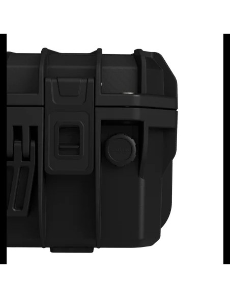 Tortoise T-230 Rigid suitcase with sponge and wheel compartment - black