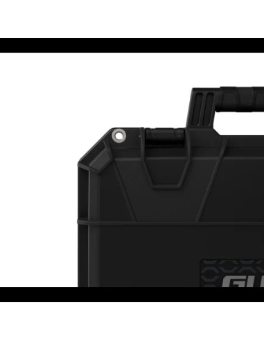 Tortoise T-230 Rigid suitcase with sponge and wheel compartment - black