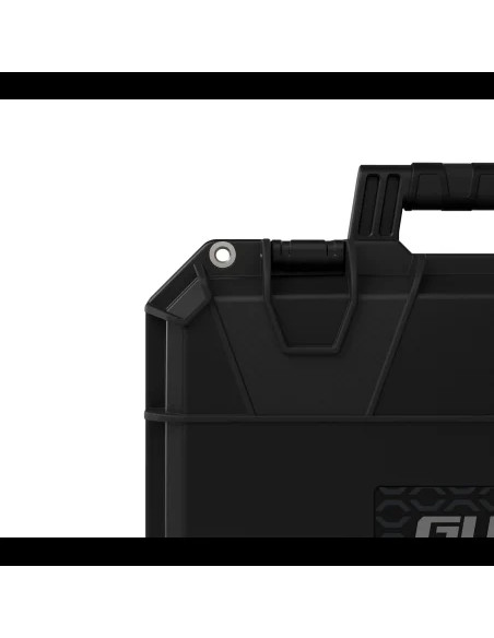 Tortoise T-230 Rigid suitcase with sponge and wheel compartment - black