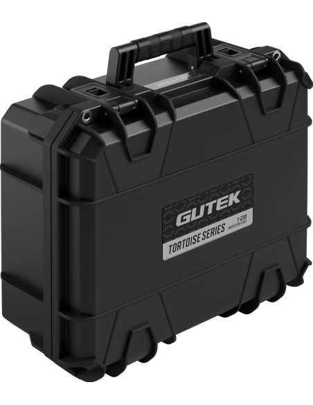 Tortoise T-230 Rigid suitcase with sponge and wheel compartment - black