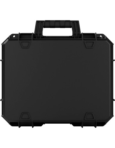 Tortoise T-230 Rigid suitcase with sponge and wheel compartment - black