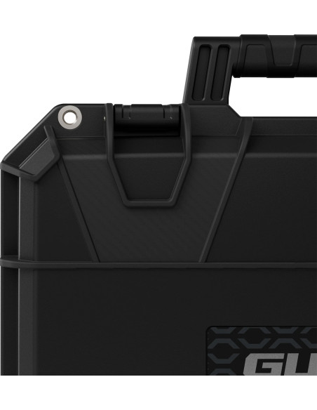 Tortoise T-230 Rigid suitcase with sponge and wheel compartment - black