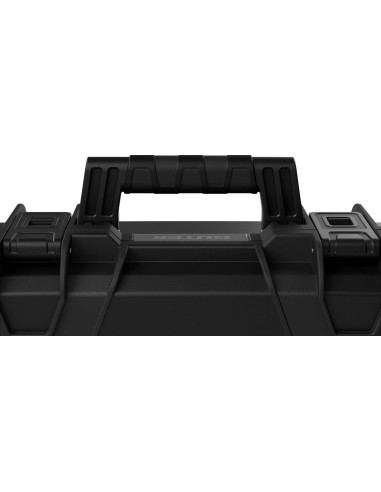 Tortoise T-230 Rigid suitcase with sponge and wheel compartment - black