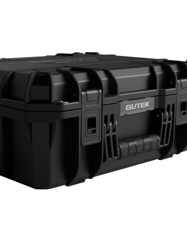 Tortoise T-230 Rigid suitcase with sponge and wheel compartment - black
