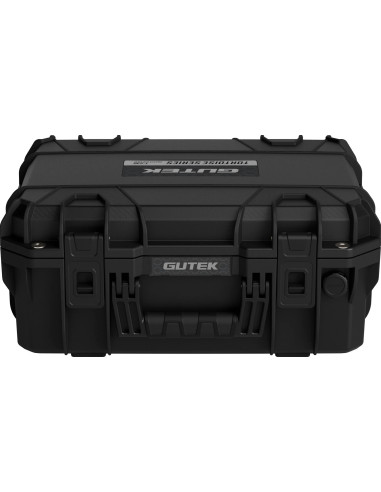 Tortoise T-230 Rigid suitcase with sponge and wheel compartment - black