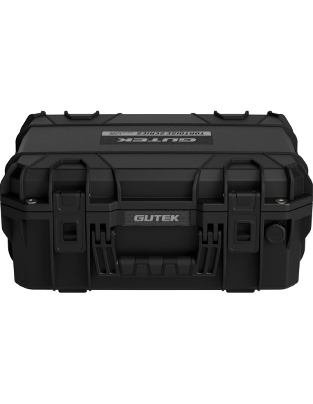 Tortoise T-230 Rigid suitcase with sponge and wheel compartment - black