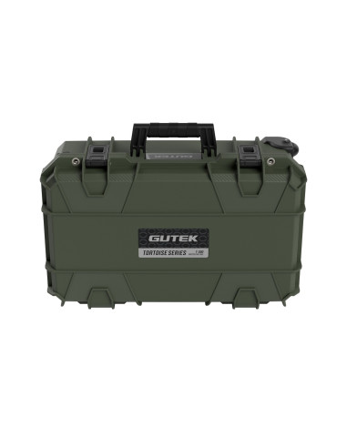Tortoise T-300 Hard suitcase with sponge and wheels - Olive green