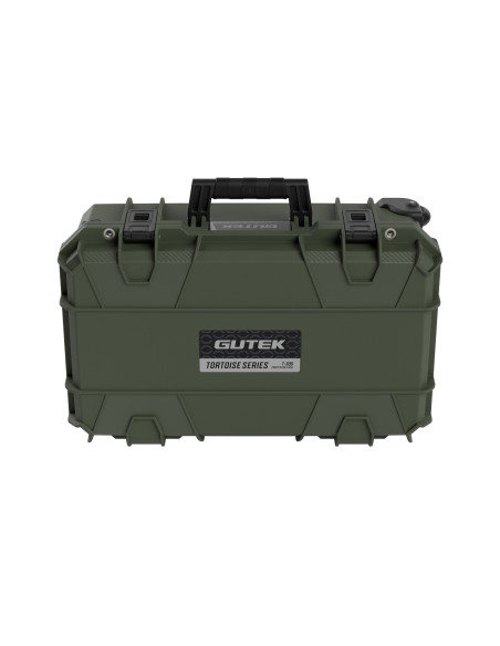 Tortoise T-300 Hard suitcase with sponge and wheels - Olive green