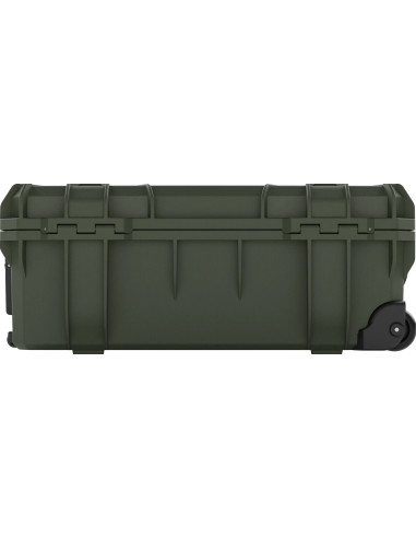 Tortoise T-300 Hard suitcase with sponge and wheels - Olive green