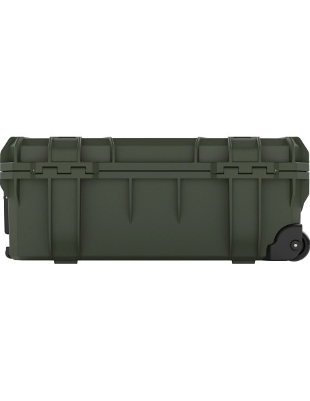 Tortoise T-300 Hard suitcase with sponge and wheels - Olive green