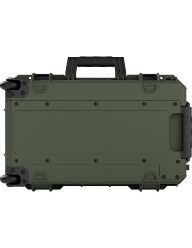 Tortoise T-300 Hard suitcase with sponge and wheels - Olive green