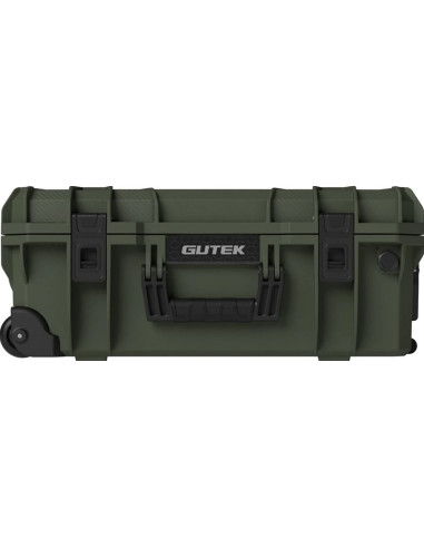Tortoise T-300 Hard suitcase with sponge and wheels - Olive green