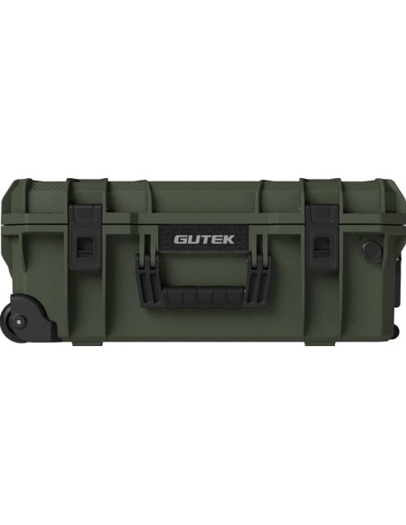 Tortoise T-300 Hard suitcase with sponge and wheels - Olive green