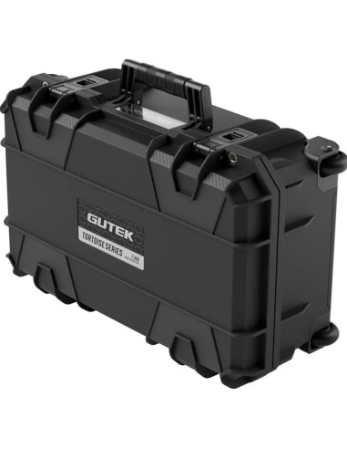 Tortoise T-300 Hard suitcase with sponge and wheel compartment - black