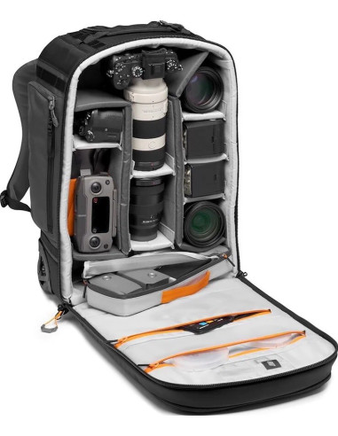 Pro Trekker RLX 450 AW II Gray trolley case, orange