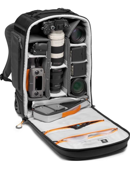 Pro Trekker RLX 450 AW II Gray trolley case, orange