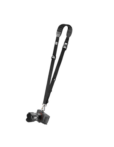 R-Strap Cross Shot Breathe Black shoulder strap