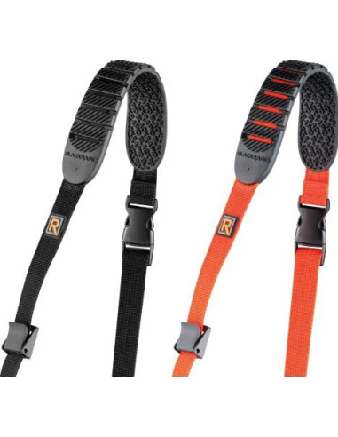 R-Strap Cross Shot Breathe Black shoulder strap