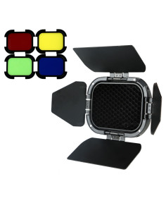 Set fins and filters for Speedlite head AD-200