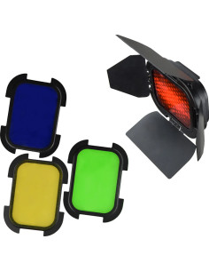 Set fins and filters for Speedlite head AD-200 2