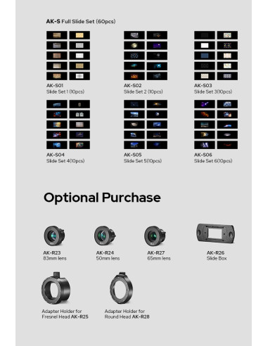 AK-R27, 65mm lens for AK-R21