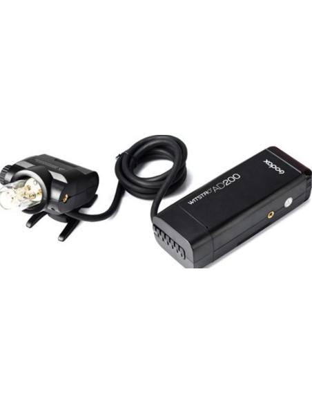 EC200 extendable flash head for AD200 with 1.8mt cable
