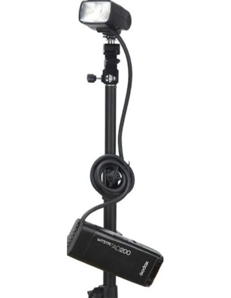 EC200 extendable flash head for AD200 with 1.8mt cable